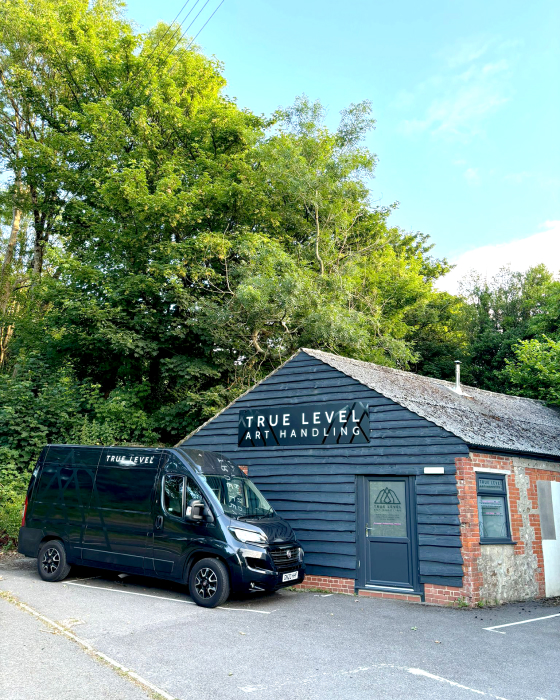 Image of the True level storage facity in Dorset (SW), complete with the True Level branded pink floor